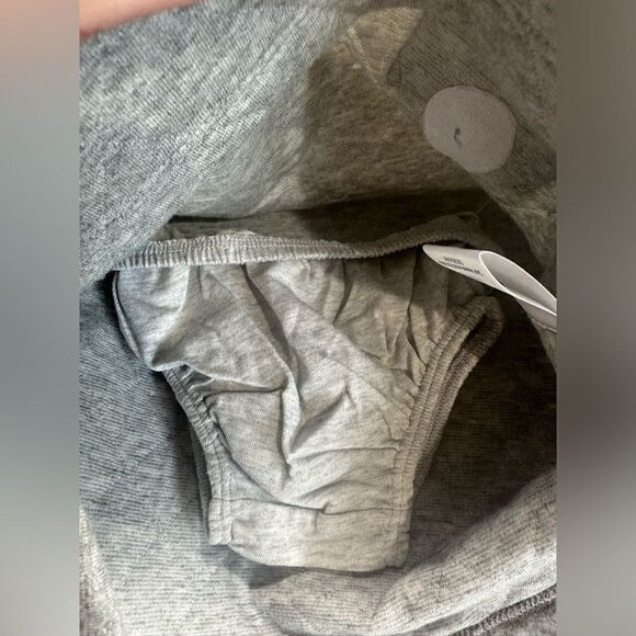 NEW Janie and Jack Riding Lesson Faux Fur Collar Gray Quilted Dress 6 to 12 mo. - Picture 4 of 10